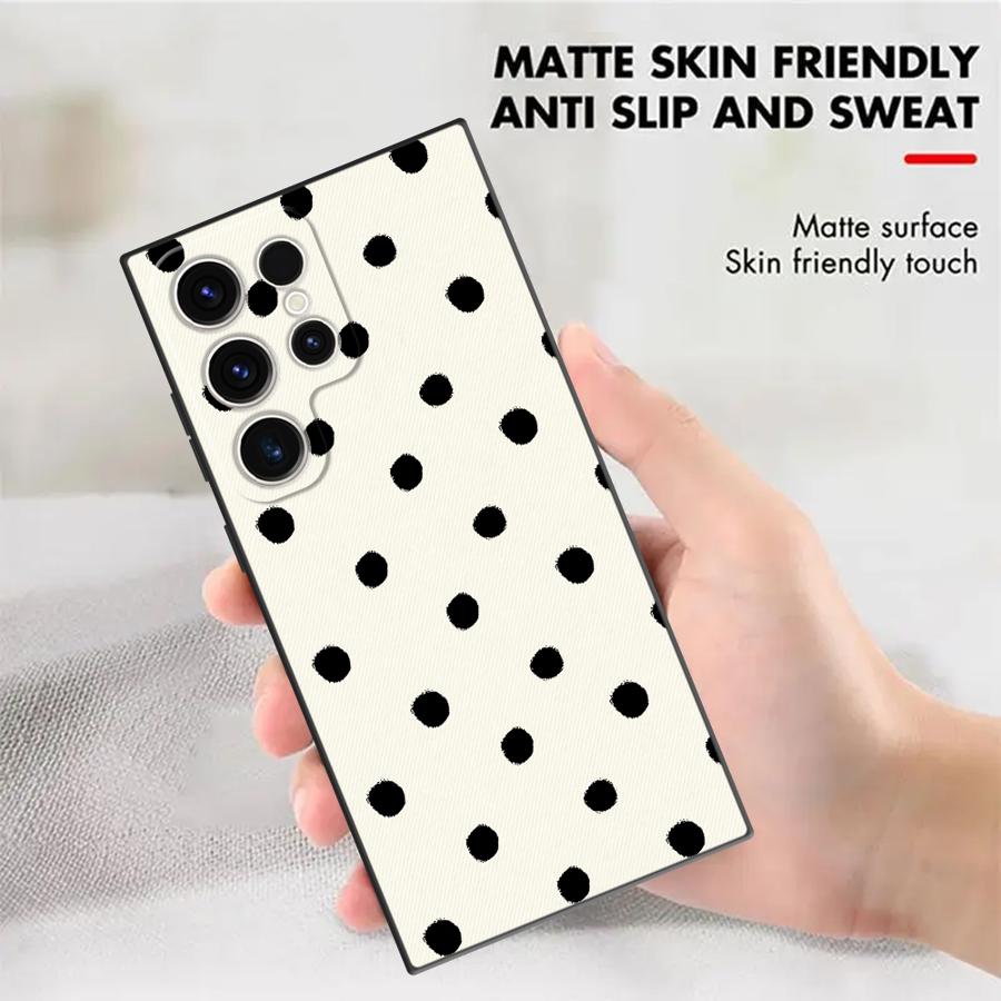 Retro Polka Dots Funda Phone C - Samsung Galaxy S24 ulasan dan harga