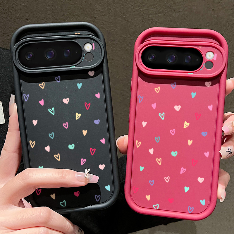 Colorful Little Hearts Soft Ca - Google Pixel 9 ulasan dan harga