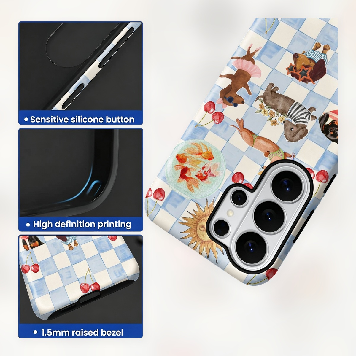 Funny Dogs Summer 2-in-1 Dual- - Samsung Galaxy S24 ulasan dan harga