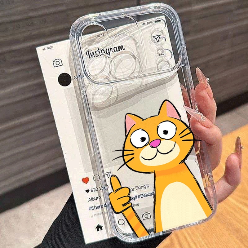 Cute Cartoon Orange Cat Phone  - Xiaomi Redmi Note 13 ulasan dan harga
